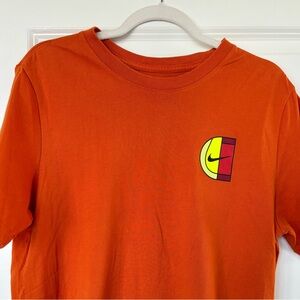 Nike Vibrant Orange Tee with Tennis Logo